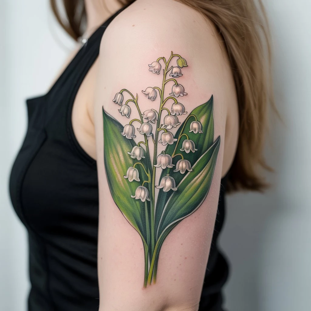 10. Detailed Lily of the Valley Arrangement