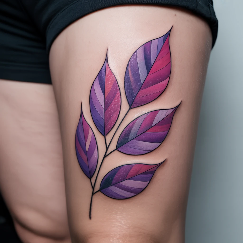 10. Vibrant Purple and Pink Leaves (1)