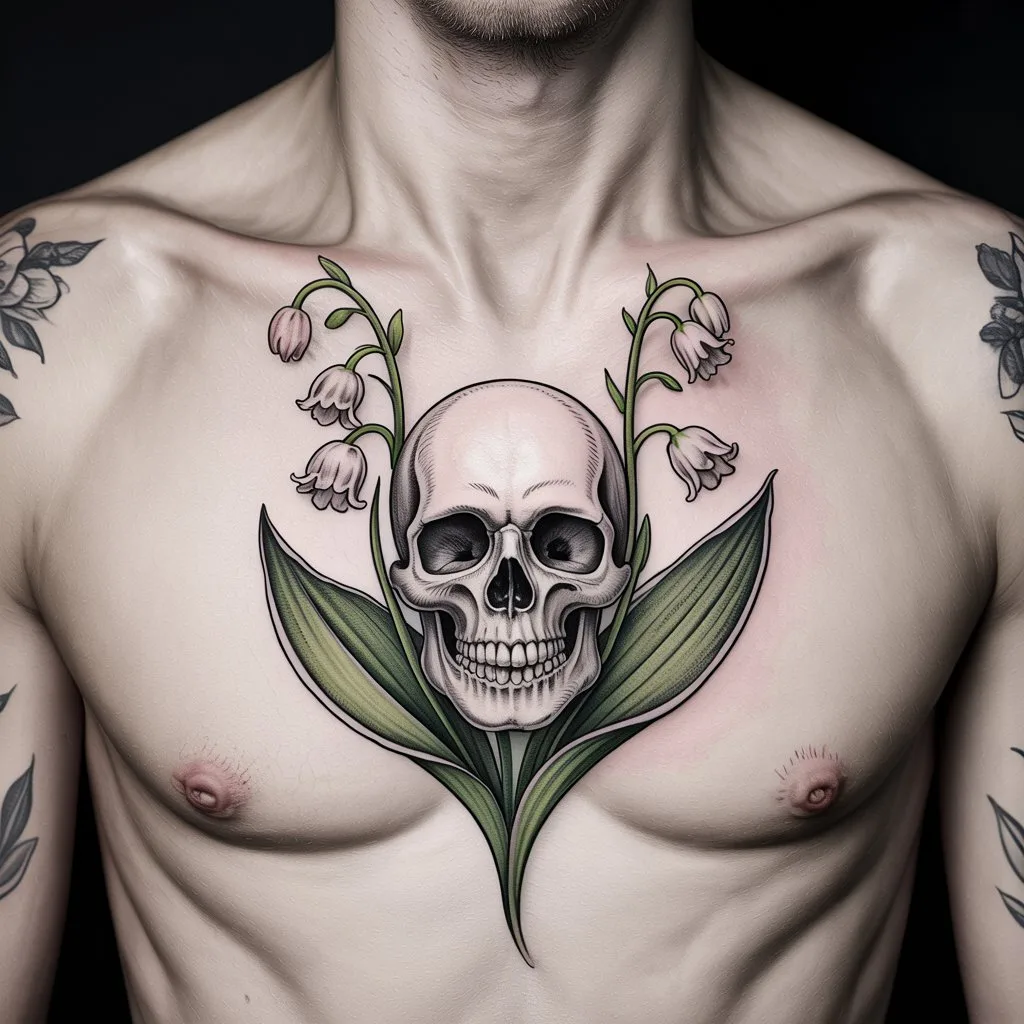 15. Skull-Infused Lily of the Valley