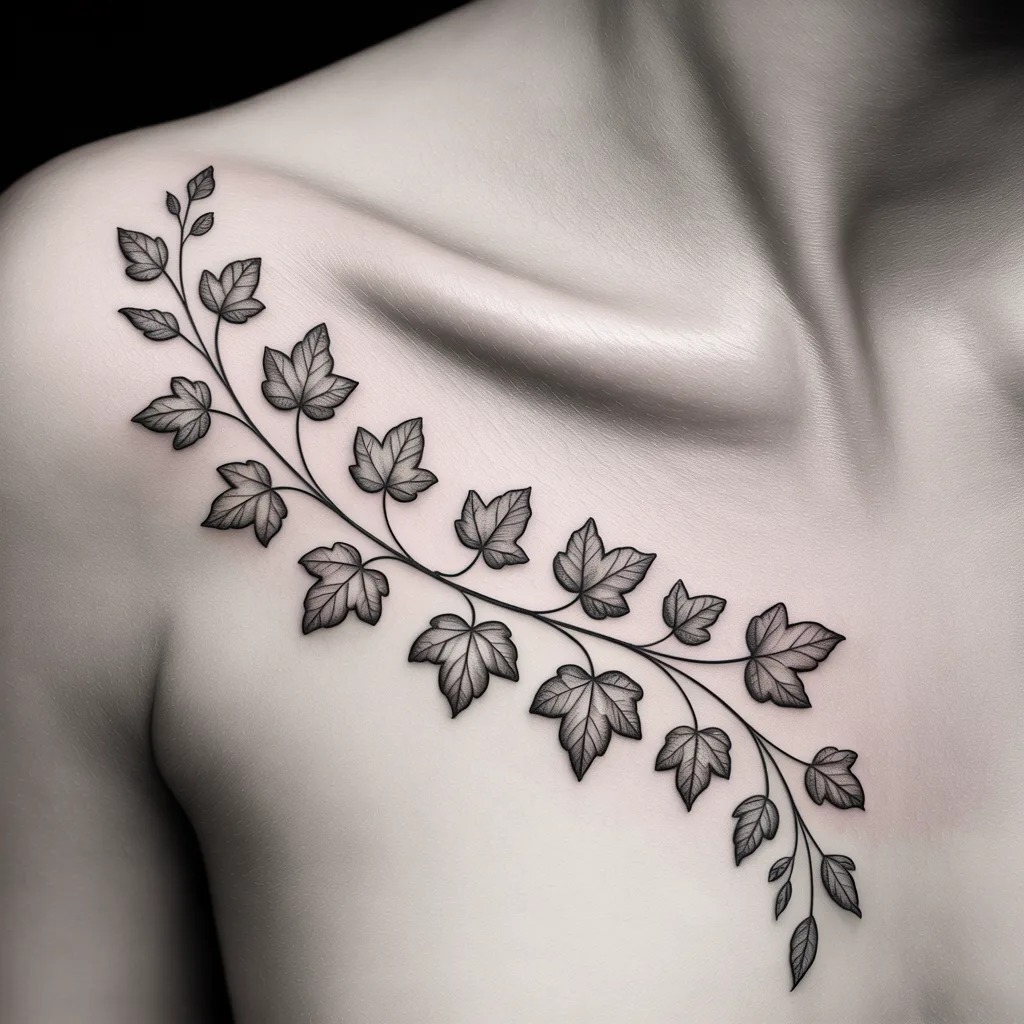 17. Elegant Leaf Design with Thin Stems (1)