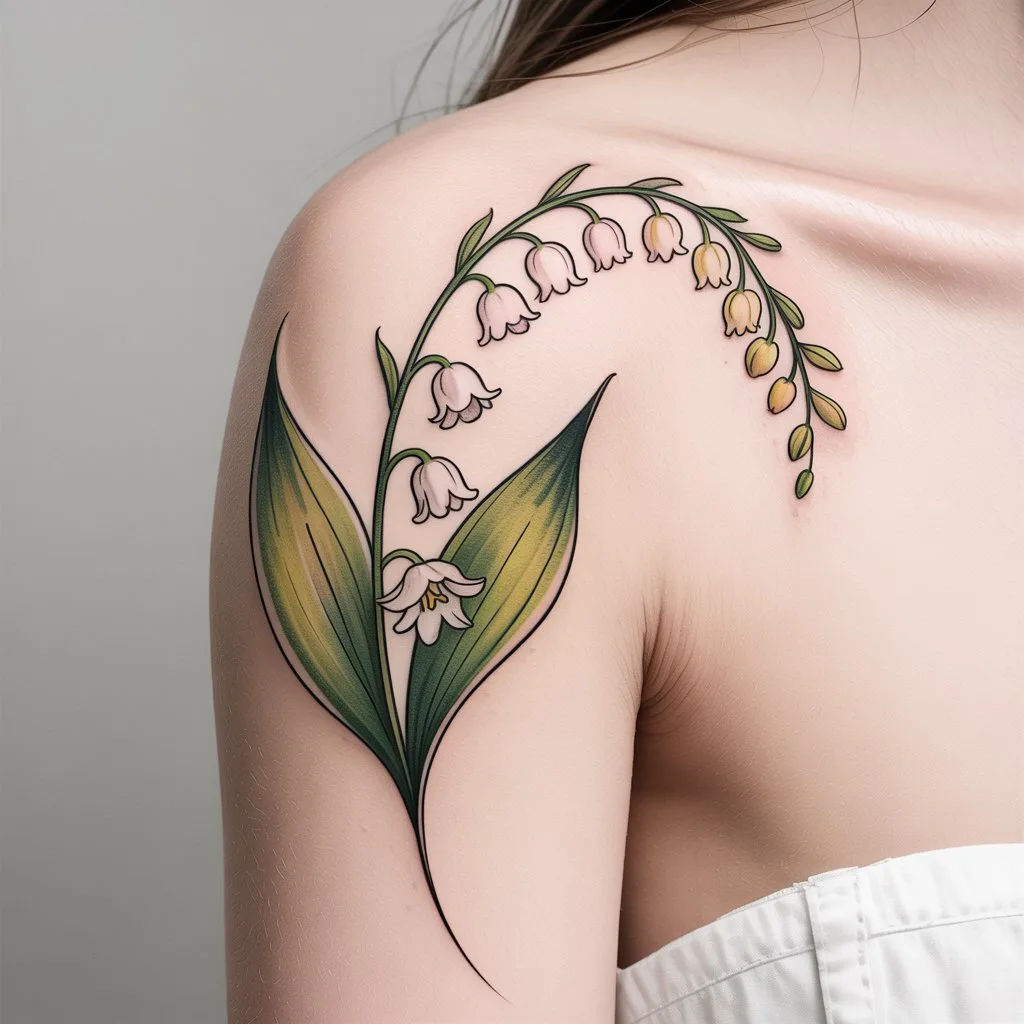 22. Delicate Lily of the Valley Design