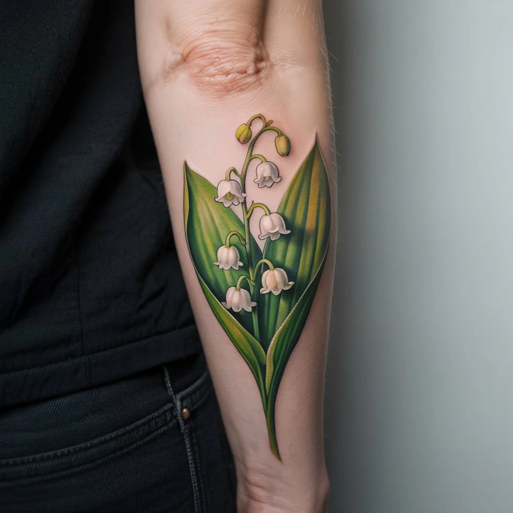23. Realistic Lily of the Valley Design