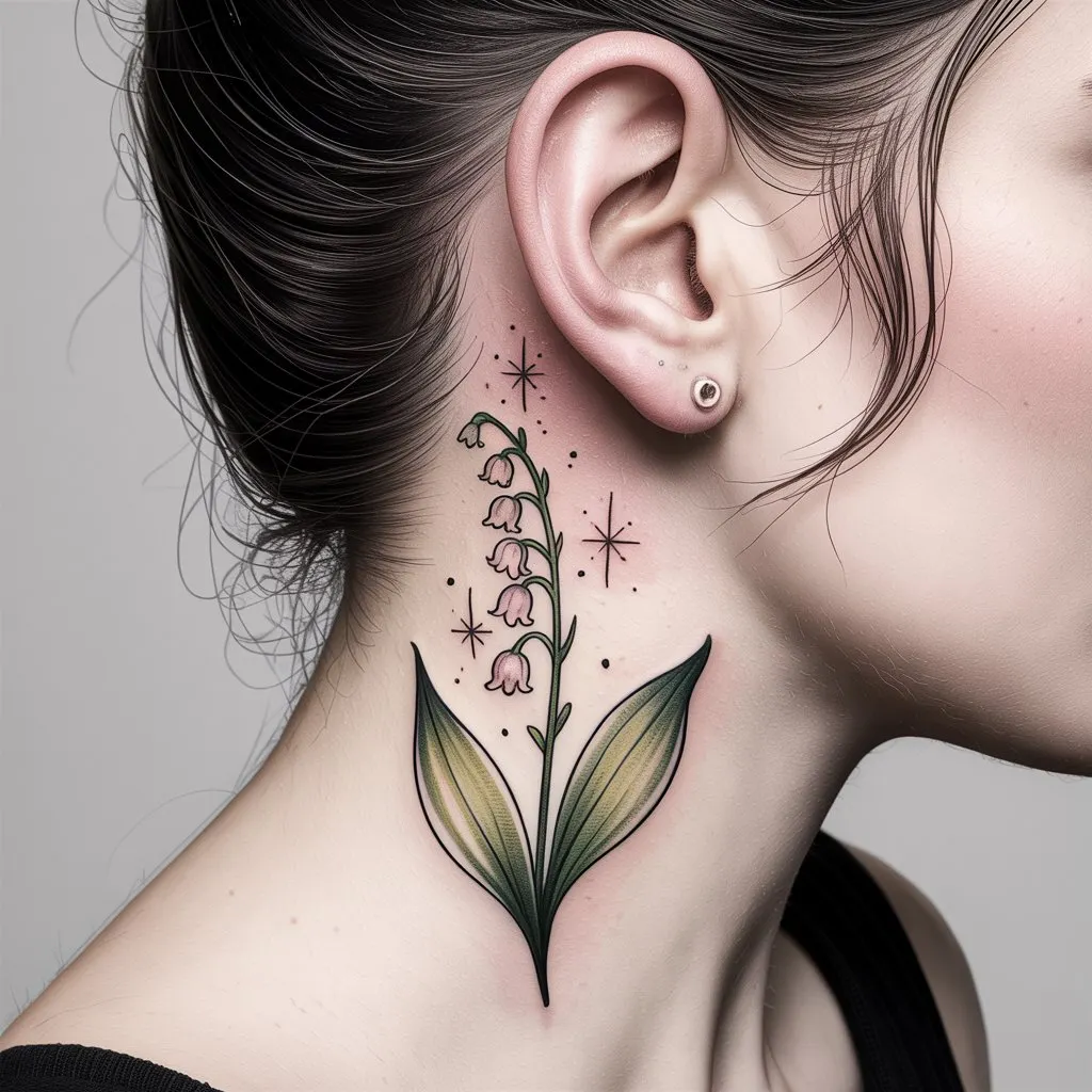 24. Whimsical Lily of the Valley Design