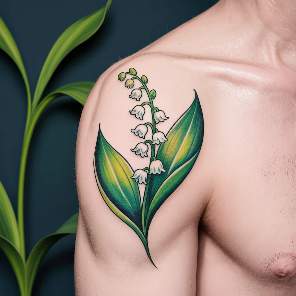 25. Vibrant Lily of the Valley Design
