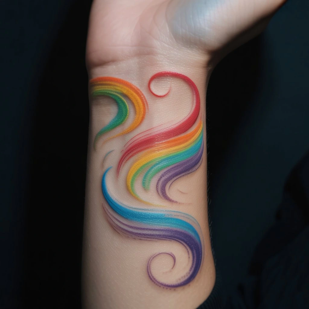 28. Captivating Colorful Swirls