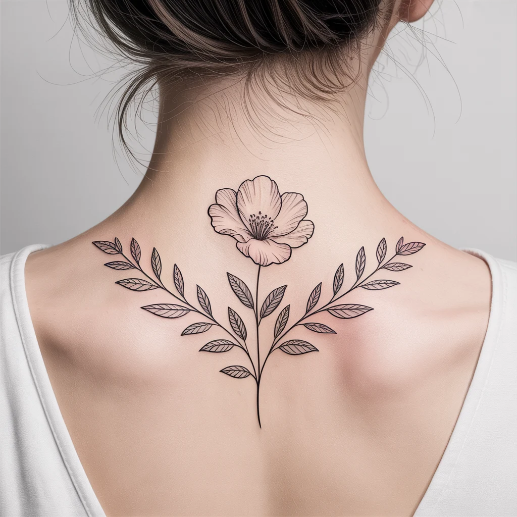 28. Delicate Floral Linework Design (1)