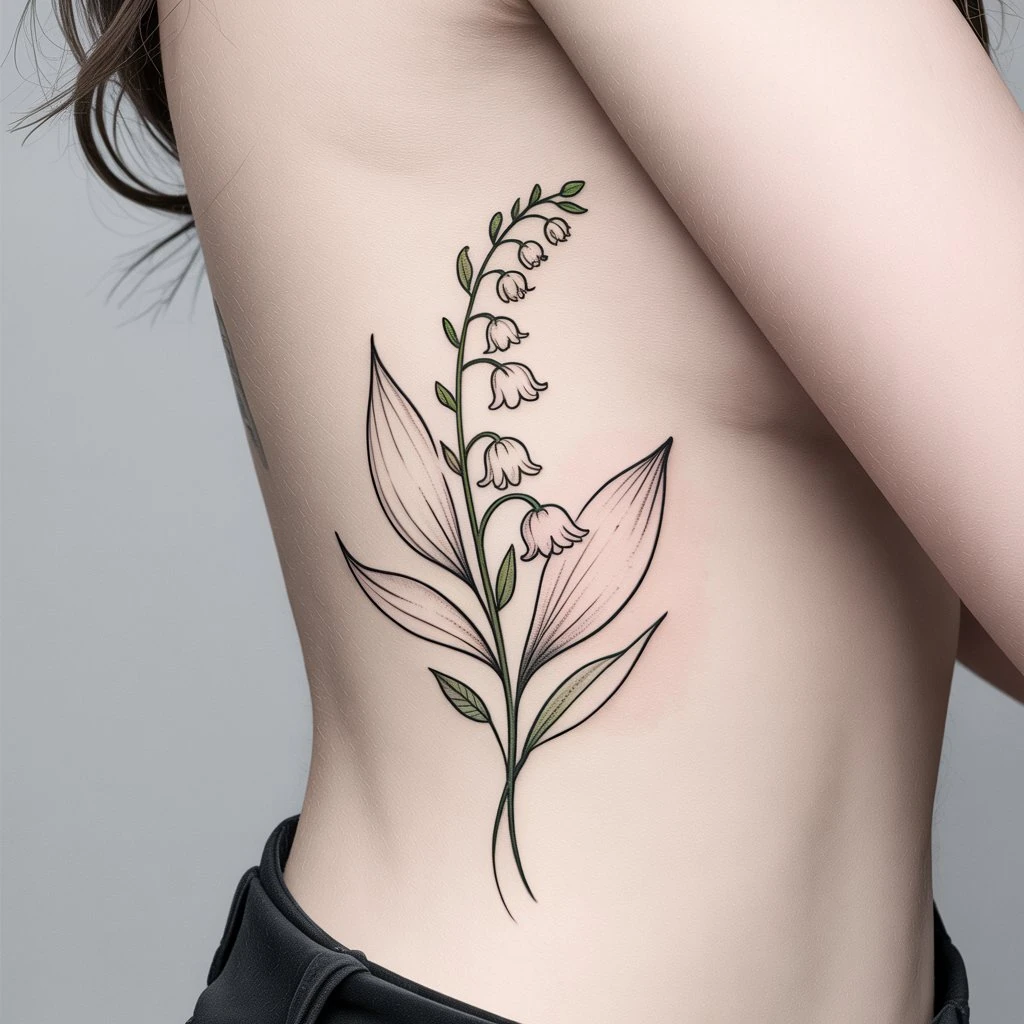 3. Delicate Lily of the Valley Design