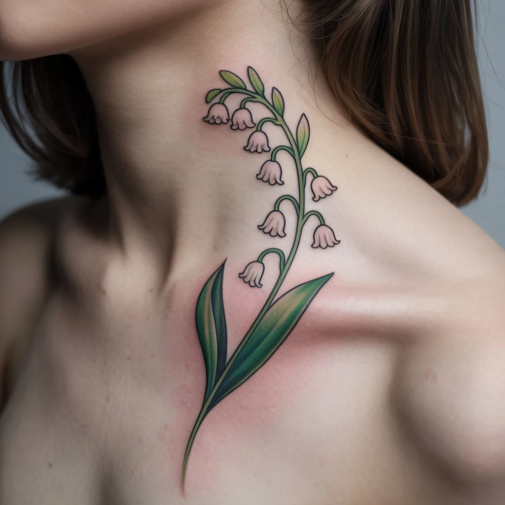 30. Curved Stem with Delicate Blooms