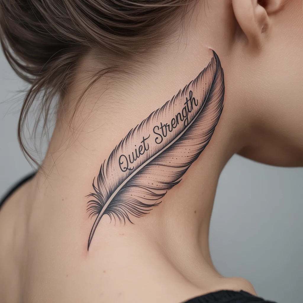 34. Delicate Feather with Fine Details — “Quiet Strength” (1)