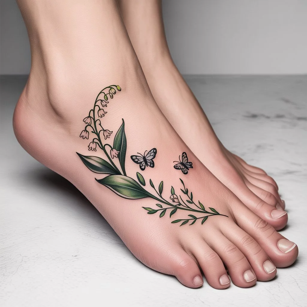 37. Delicate Lily of the Valley Design