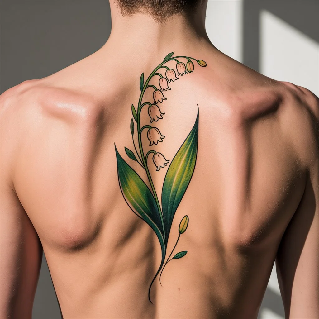 39. Curved Lily of the Valley Design