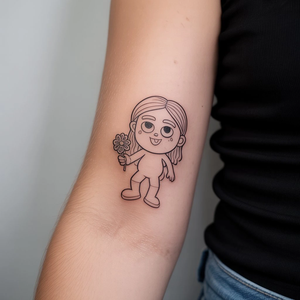 4. Playful Character with Unique Details
