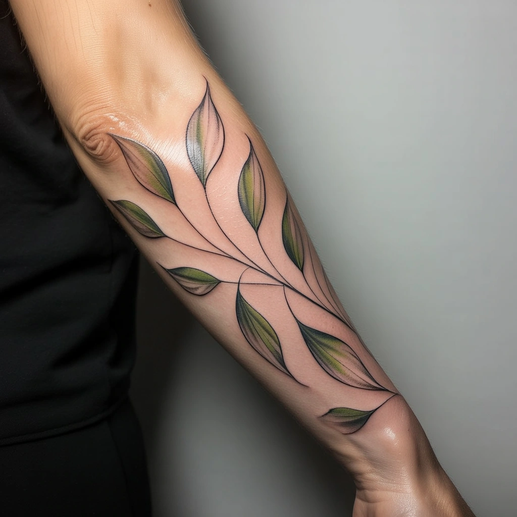 45. Curving Leaves with Subtle Shading (1)
