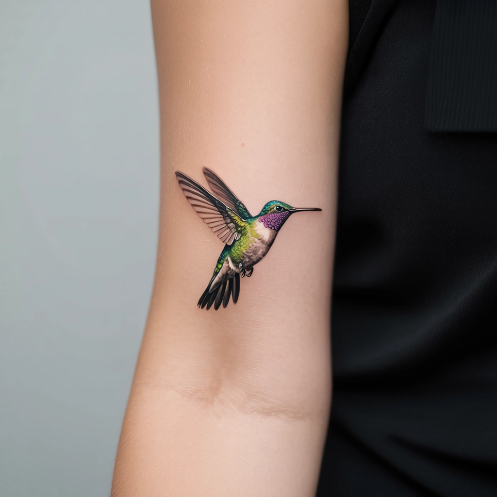 7. Hummingbird with Delicate Wings