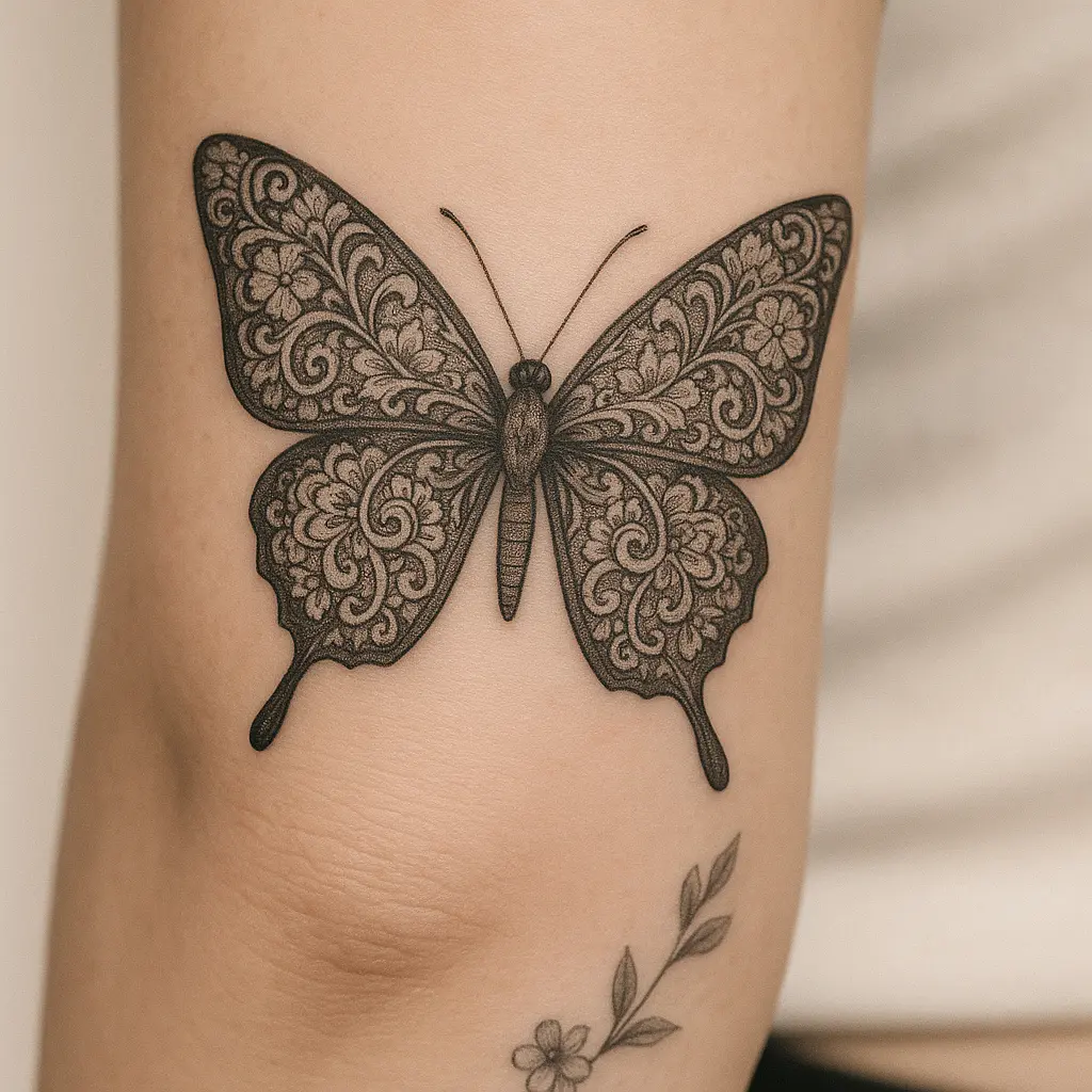 Butterfly Design with Intricate Details