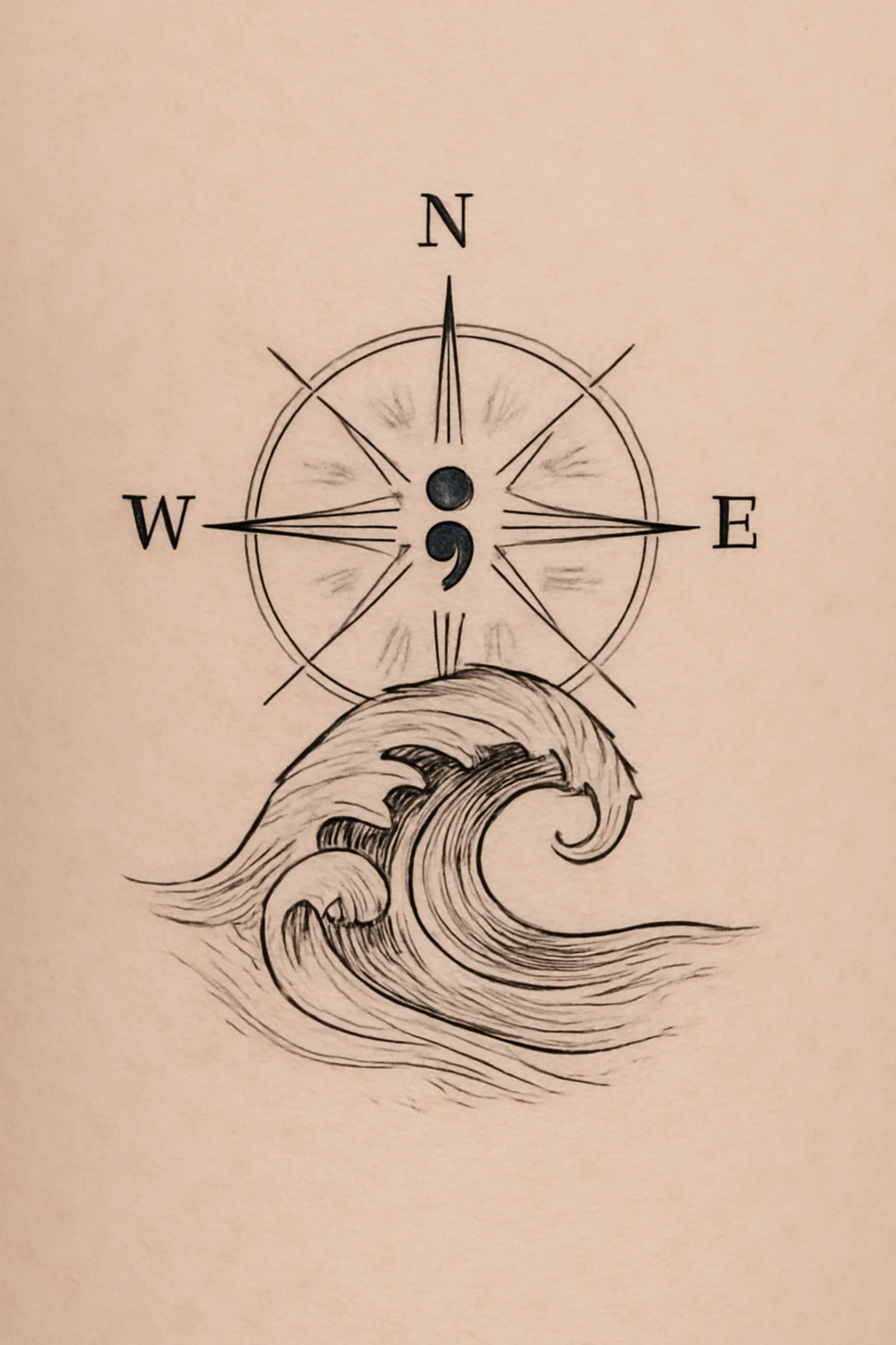 Compass and Wave Design with Semicolon