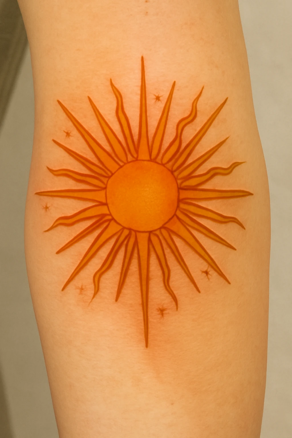 Eye-Catching Sunburst Design