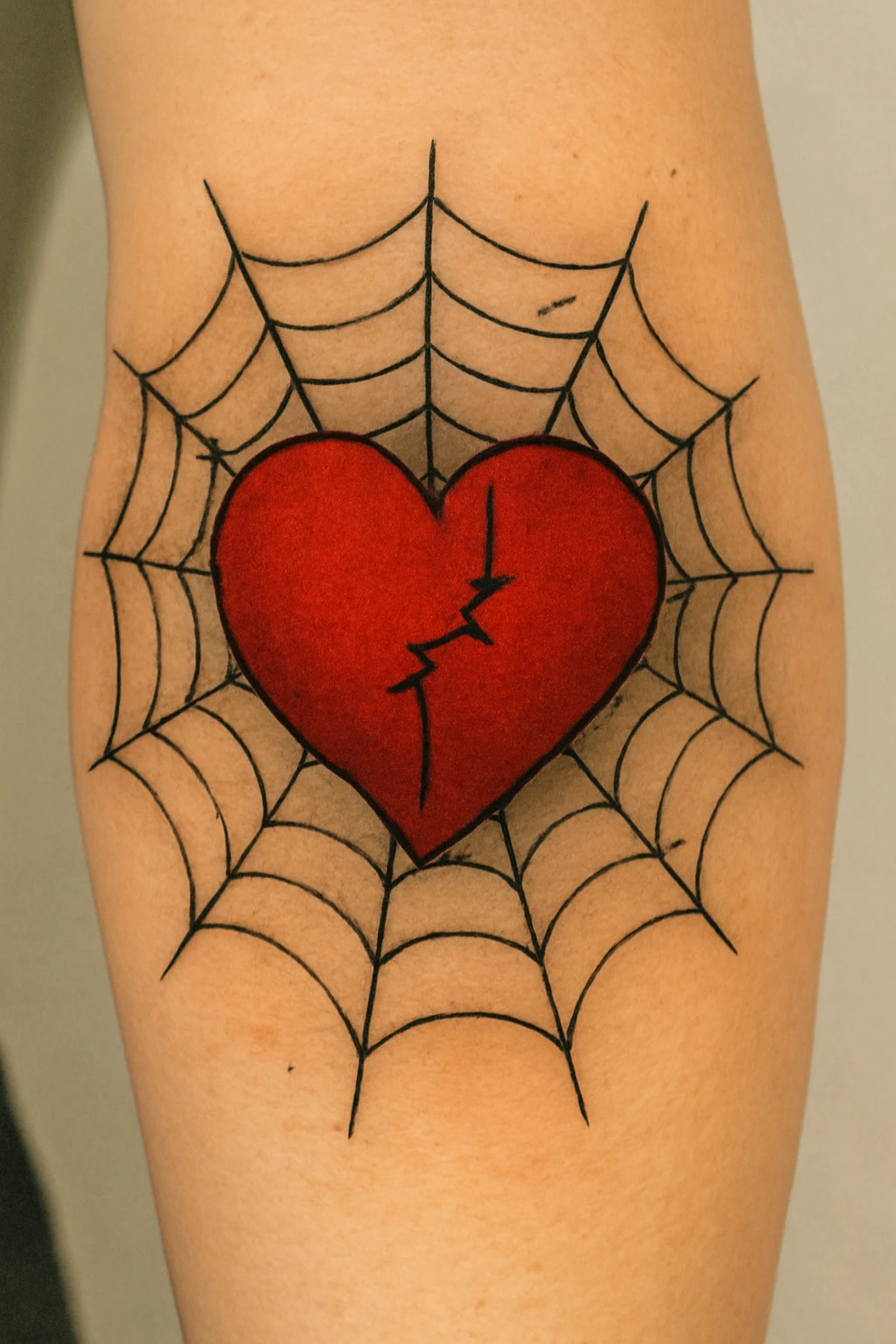 Heart-Centered Spiderweb Design
