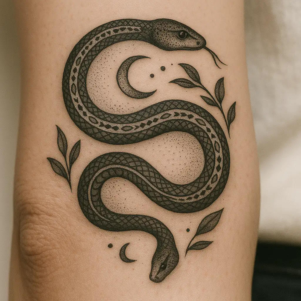 Intertwined Snakes in Motion