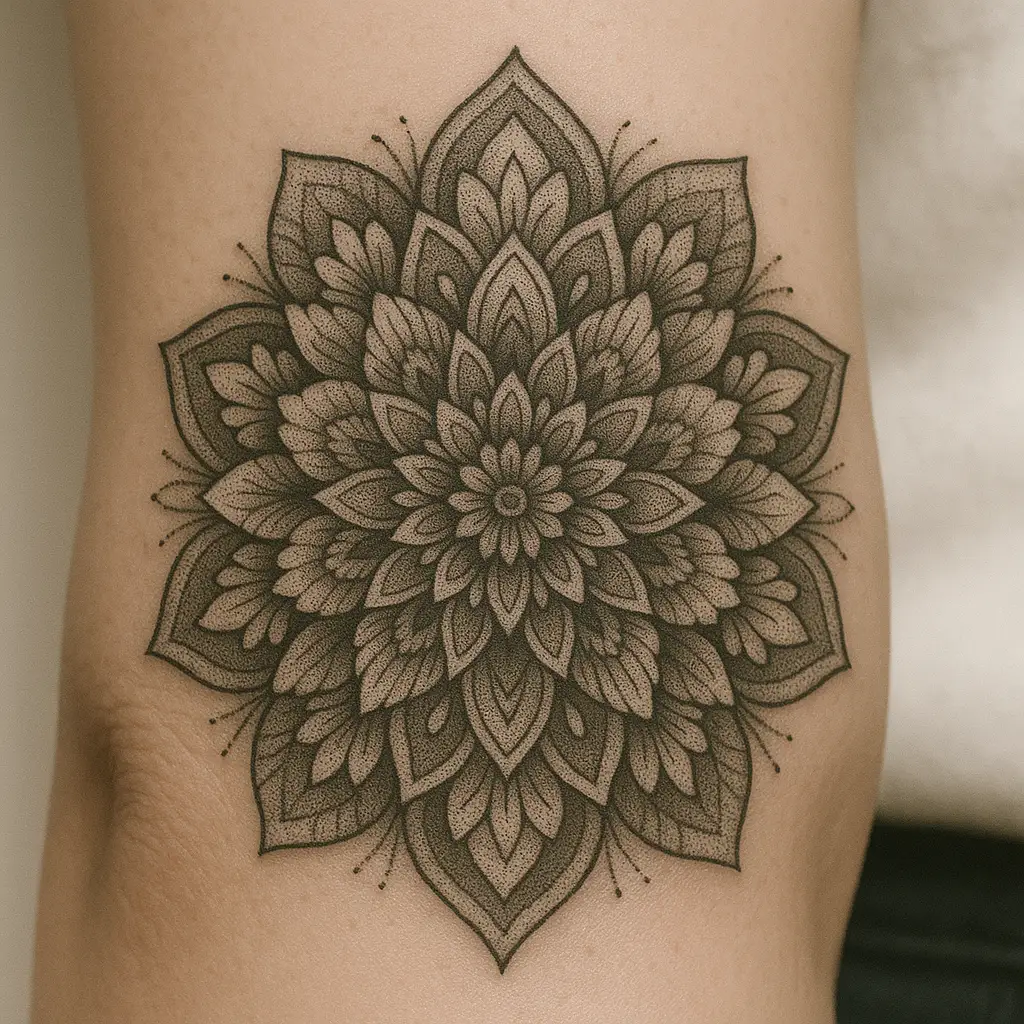 Intricate Floral Mandala Design