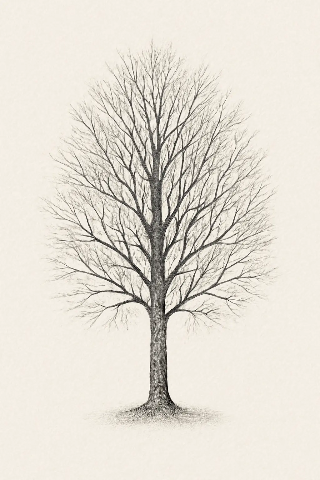 Intricate Tree Tattoo Design — “Memory Forest”
