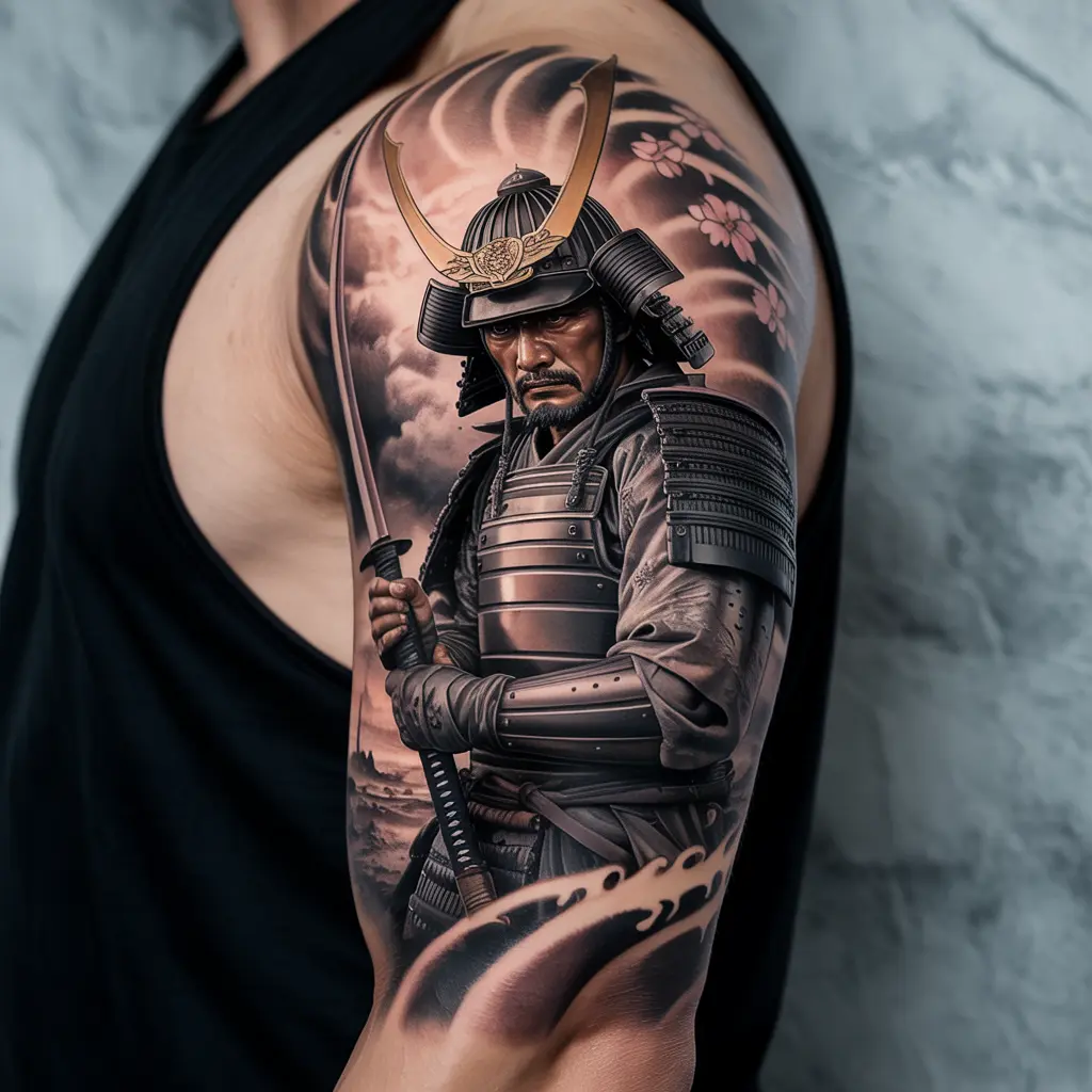 1. Samurai Warrior Tattoo