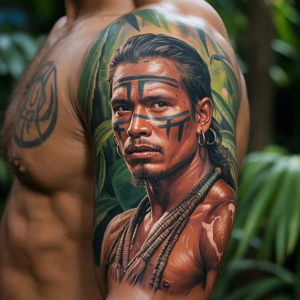 11. Tribal Warrior Tattoo