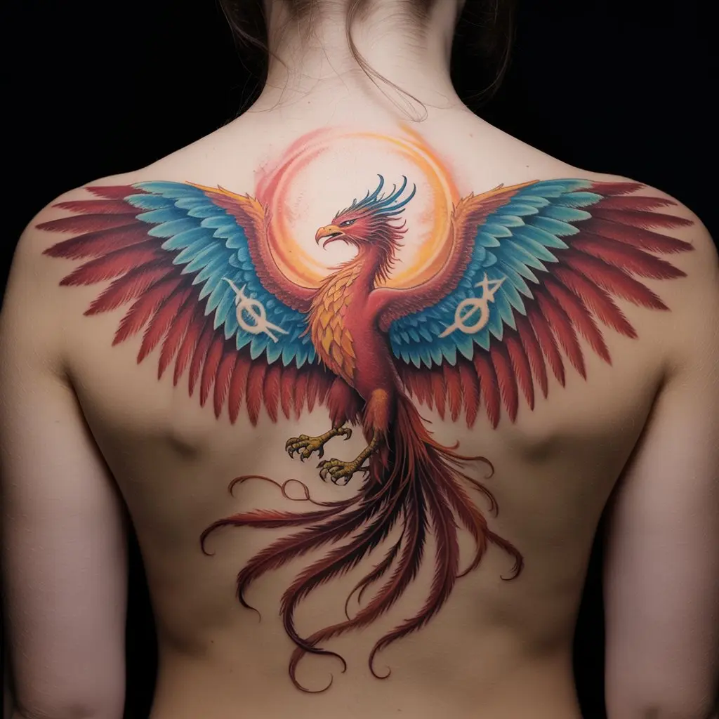 13. Phoenix With Mythical Elements