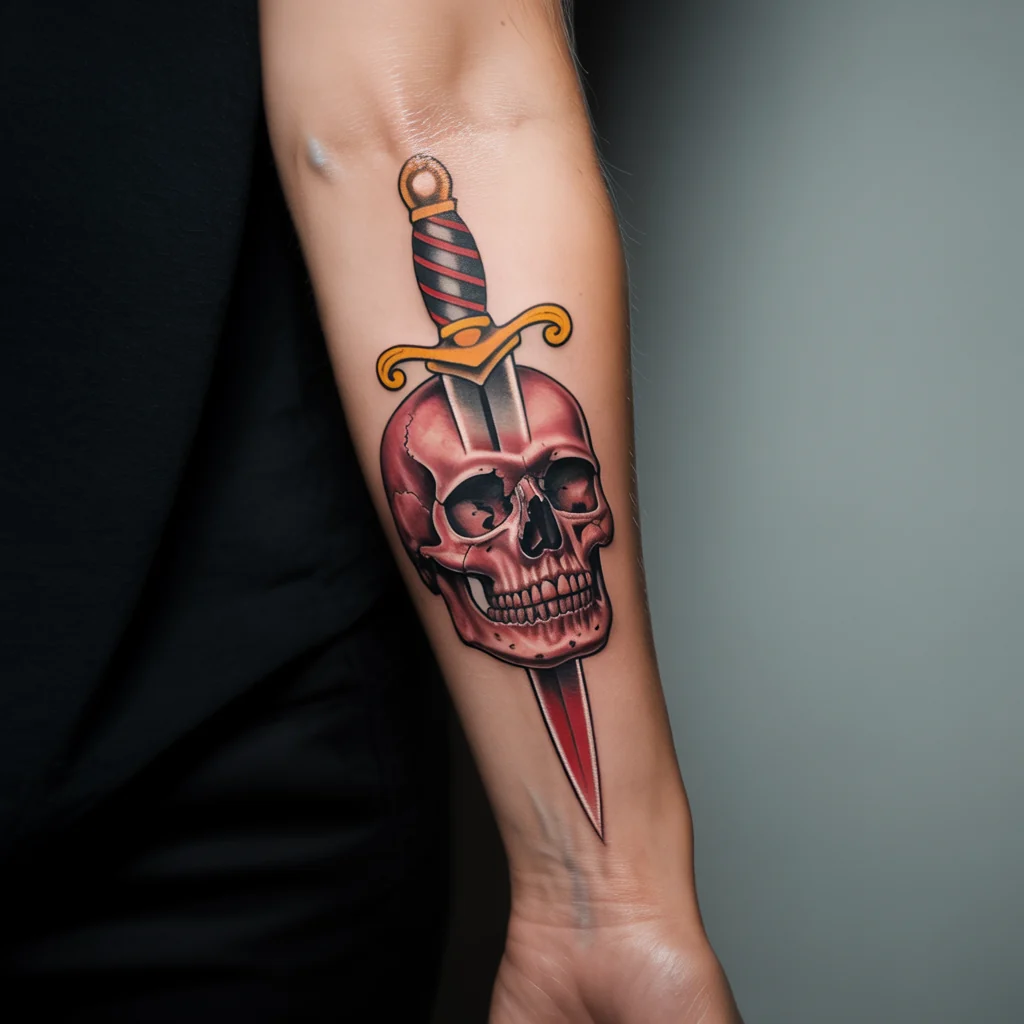 19. Mesmerizing Skull Tattoo Design