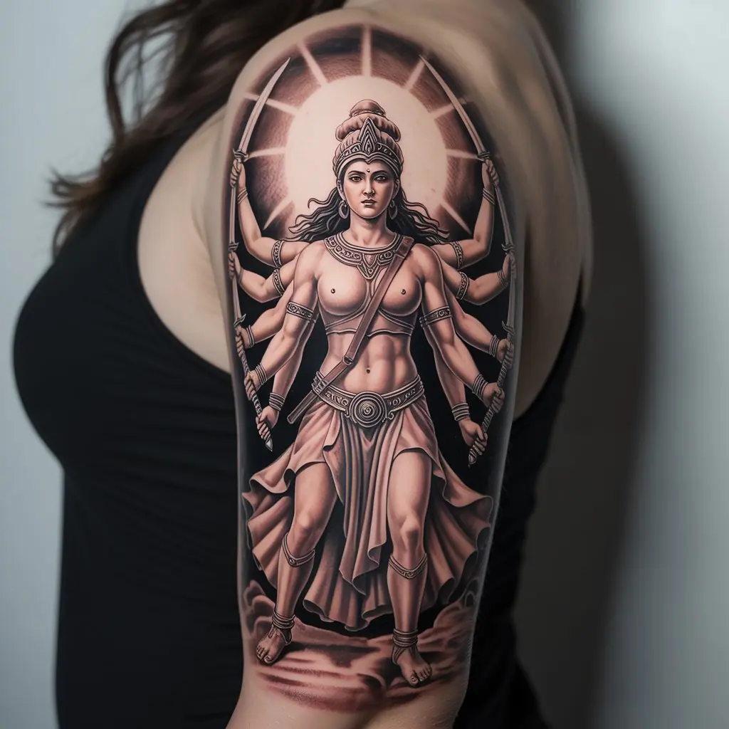 19. Warrior Goddess Tattoo