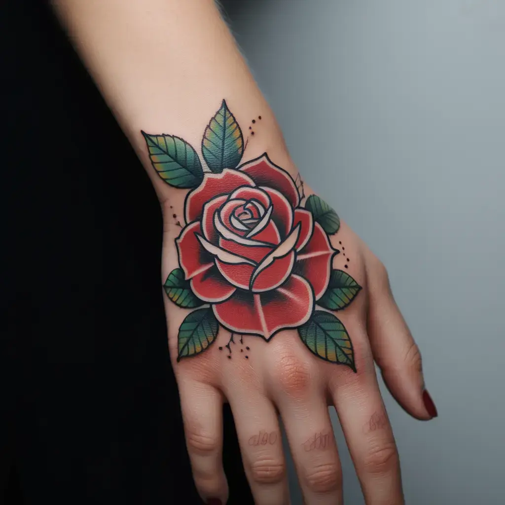 22. Mesmerizing Rose Tattoo Art