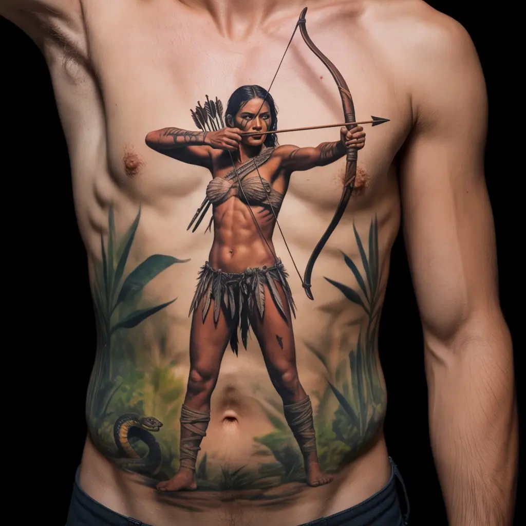 24. Amazon Warrior Tattoo