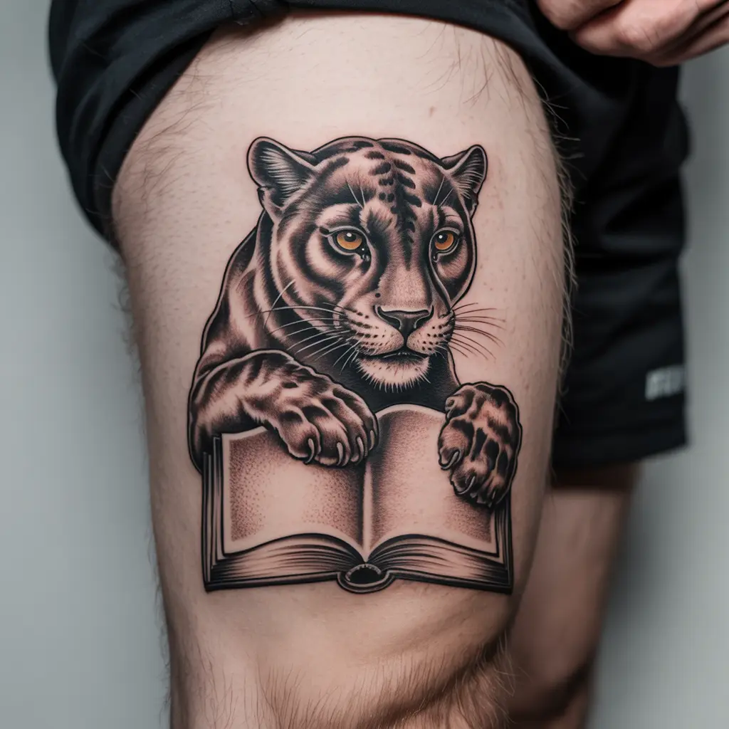 36. Captivating Panther and Book Design