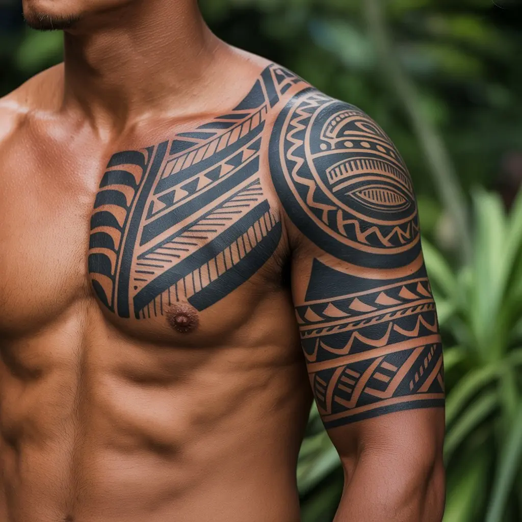 Bold tribal hand tattoos for women inspired by Polynesian and cultural designs with symmetrical black ink patterns.