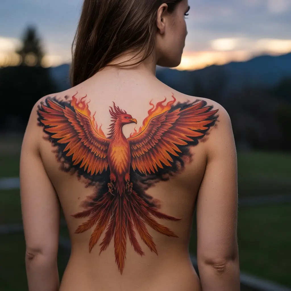 9. Phoenix Emerging From Fire