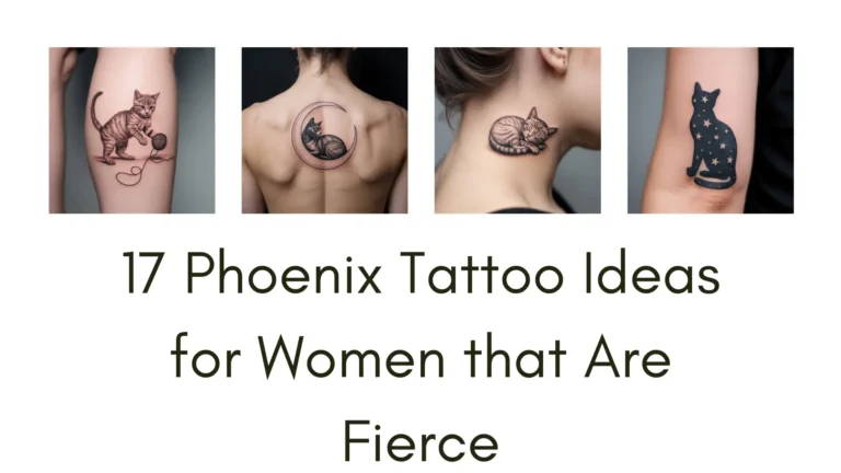 Vibrant phoenix tattoo for women featuring a colorful watercolor design with fiery reds and oranges, symbolizing rebirth and resilience