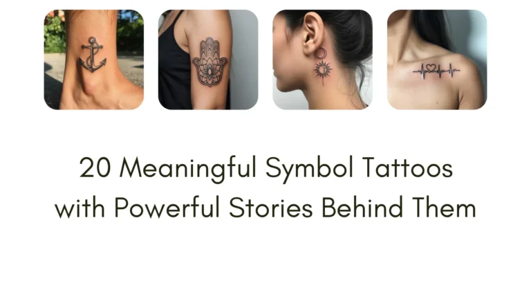 Discover 20 meaningful symbol tattoos with deep cultural and personal significance. From lotus flowers to phoenix designs, find inspiration for your next powerful tattoo.