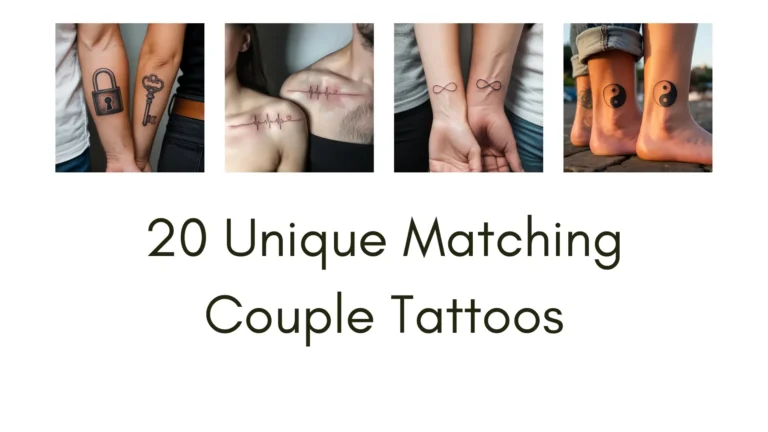Discover 20 unique matching couple tattoos, from infinity symbols to sun and moon designs. Find meaningful ideas to celebrate your love with our ultimate guide to couple tattoos.