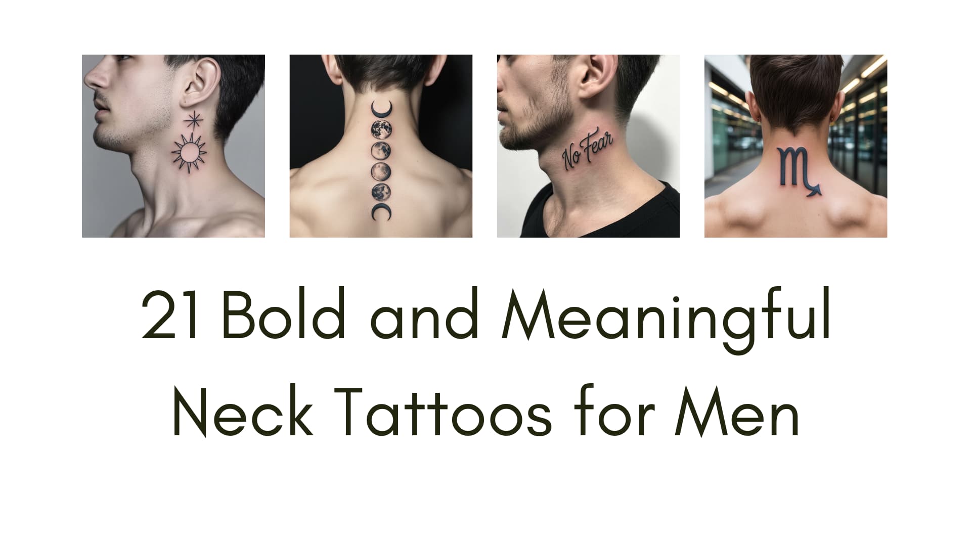 Explore 21 bold neck tattoos for men, from fierce dragons to minimalist moon phases. Find striking, meaningful designs for your next ink.