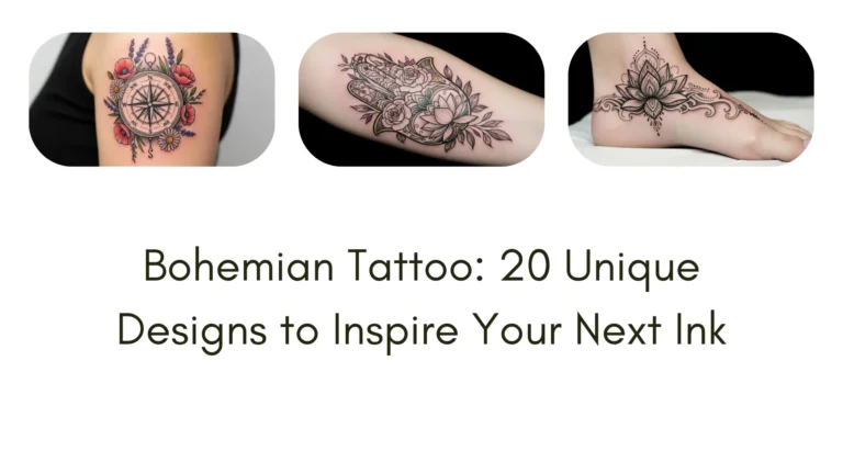 Bohemian Tattoo ideas featuring Gypsy Soul Mandala, Wanderlust Feather, and unique Boho designs for free-spirited inspiration