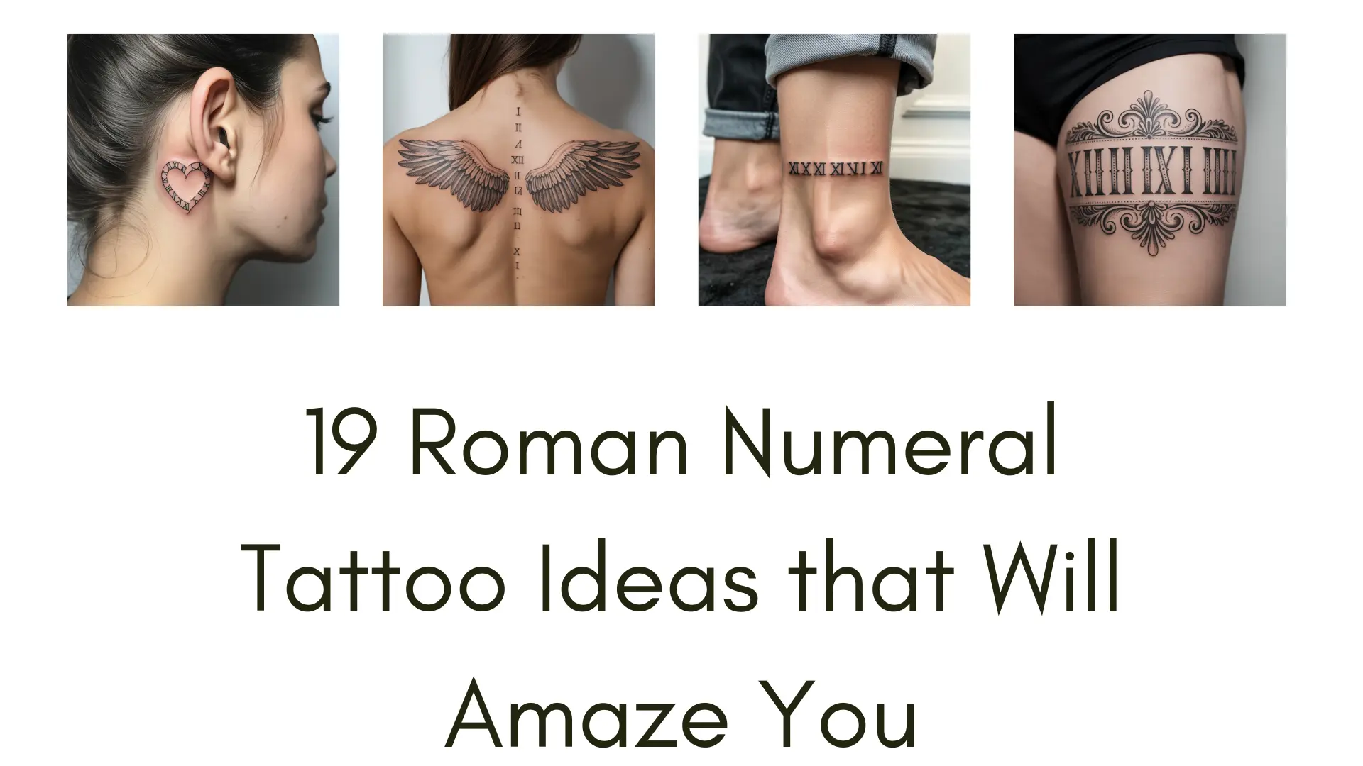 Roman Numeral Tattoos 19 Ideas that Will Amaze You