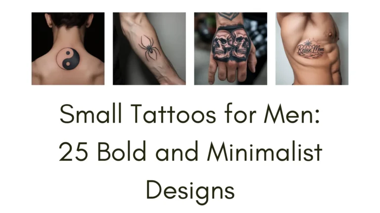 Discover 25 small tattoos for men, from bold skulls to minimalist Yin Yang designs. Find inspiration for stylish, meaningful ink perfect for any placement.