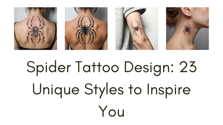 Explore 23 unique spider tattoo designs, from minimalist to cosmic styles. Discover the perfect spider tattoo design to express your creativity and individuality.